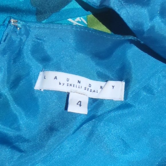 Laundry by Shelli Segal Halter Dress - Sz. 4 - EUC - Picture 2 of 10